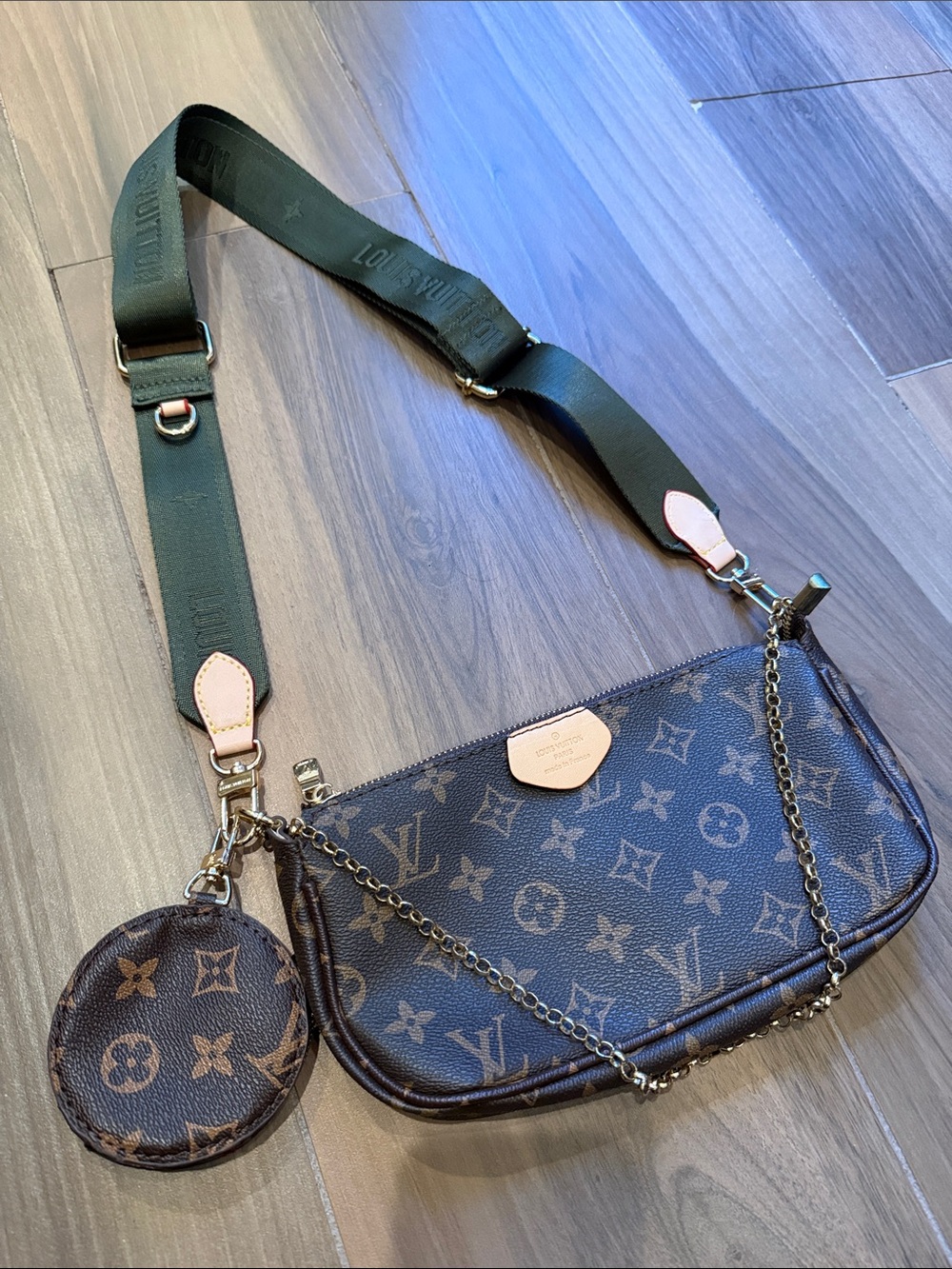 Designer Brown Shoulder Crossbody Bag - Picture 3 of 6